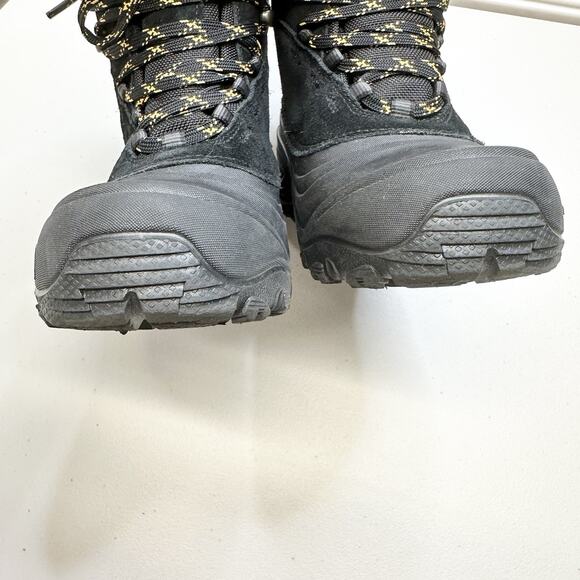 The North Face Kids 4 Black Leather Chilkat V Lace Waterproof Hiking Boot Winter - Picture 8 of 10
